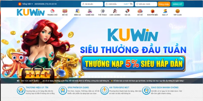 Kuwin siêu thưởng đầu tuần